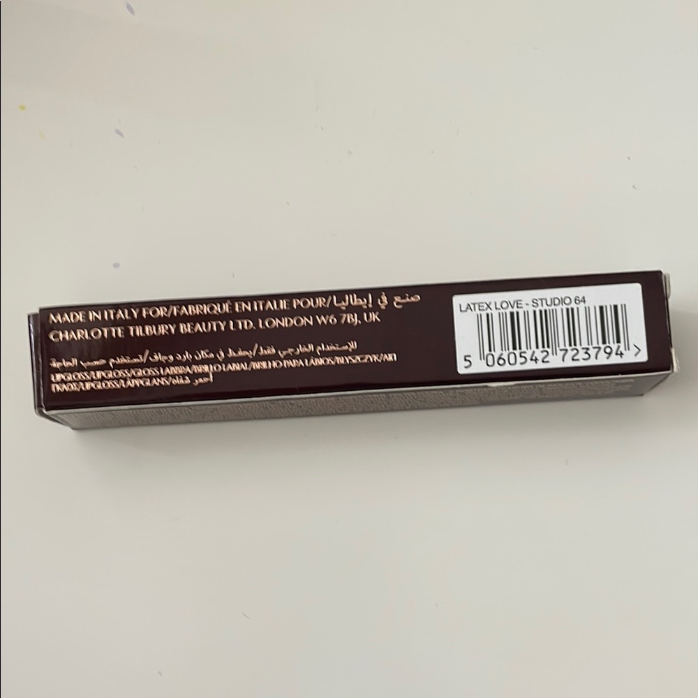 NEW Charlotte Tilbury Latex Love Studio 64 Intense Lip Gloss - Picture 2 of 4